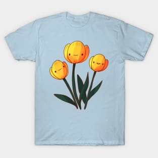 Yellow tulip illustration T-Shirt